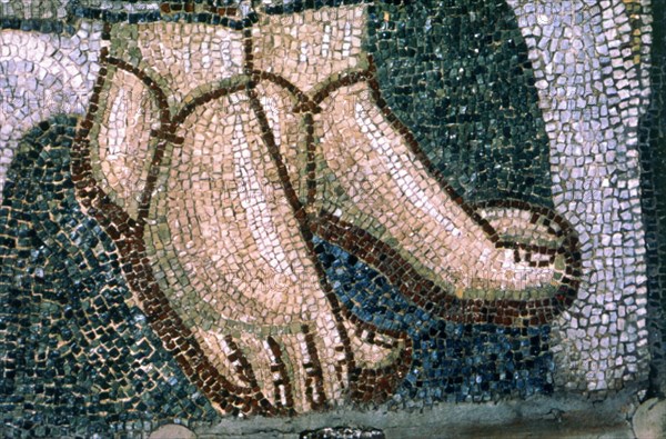 Thessalonique, Pieds (mosaïque)