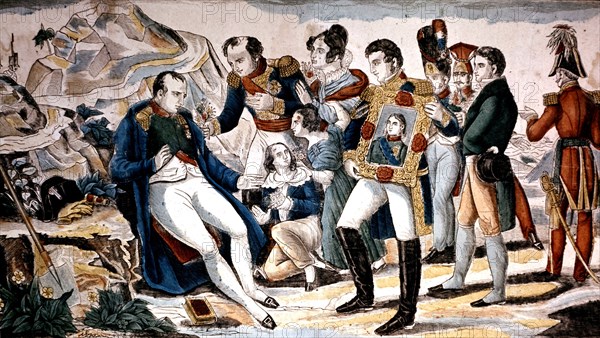 Image d'Epinal. L'été de Napoléon à Sainte-Hélène