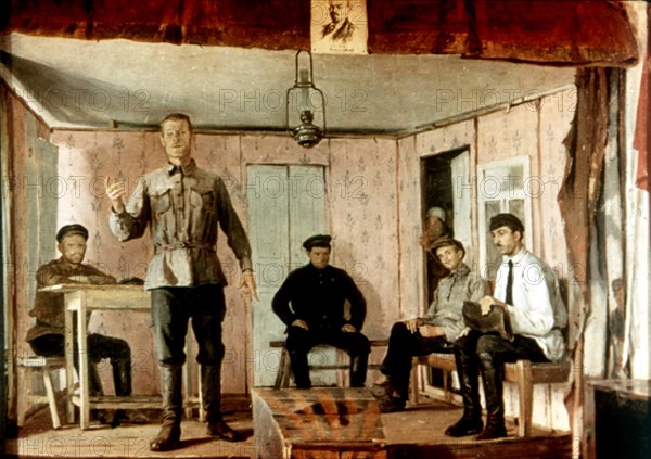 Cheptsov, Une réunion de village dans la cellule du parti