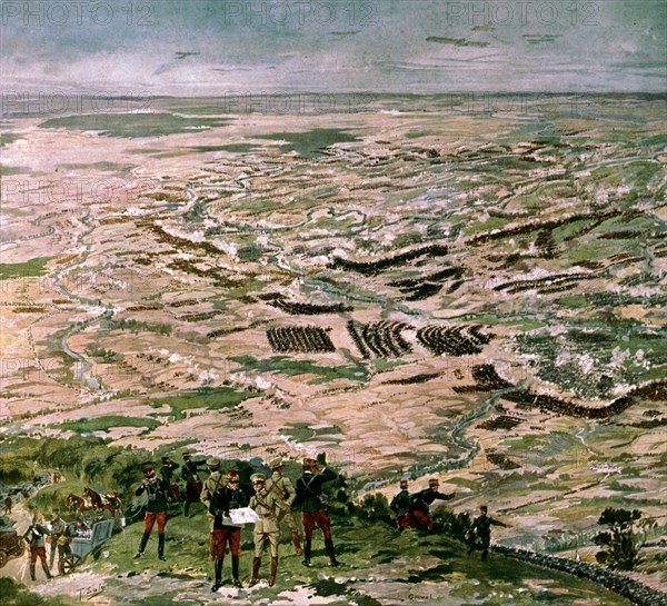 Théodore de Sala, Panorama de la bataille de la Marne
