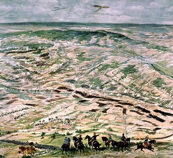 Theodore de Sala, Panorama on the Battle of the Marne