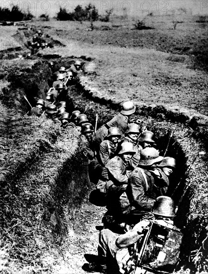 Réserves d'infanterie allemandes. La première armée, 1917