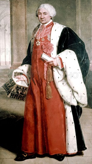 Anonymous, Portrait of Reynier as a Judge