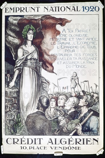 Emprunt national du Crédit algérien, 1920