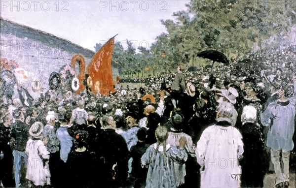 Répine, Réunion annuelle des Communards au cimetière du Père Lachaise