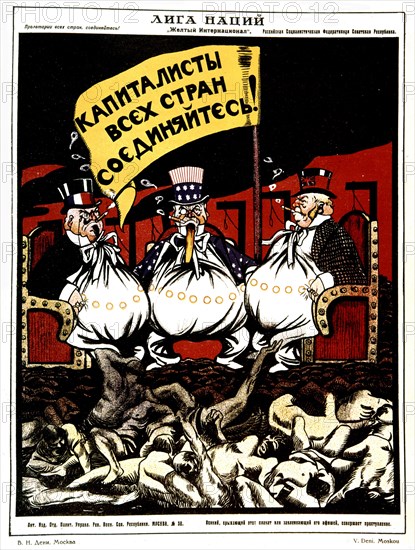 V. Deni, Soviet Propaganda poster