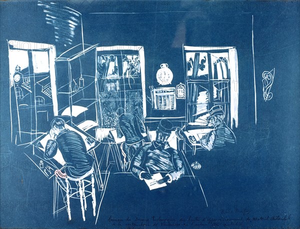 Dufy, Bureau de service technique d'approvisionnement, 1914-1918