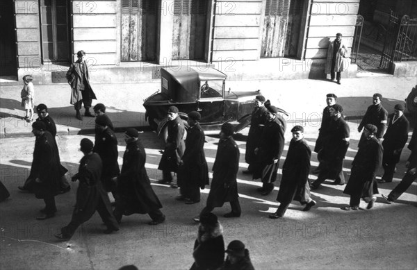 Parade of the French leagues in Paris, 1934