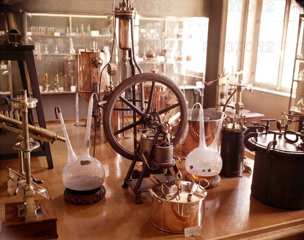 Instruments de laboratoire ayant servi à Louis Pasteur