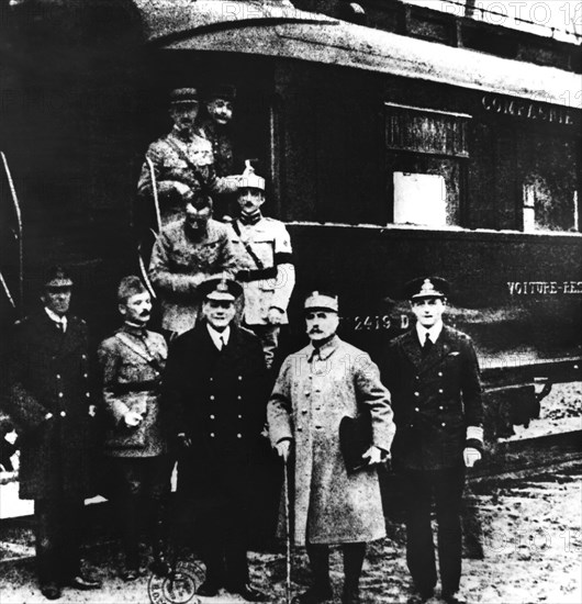 Rethondes: Wagon where the armistice was signed on November 11th of 1918