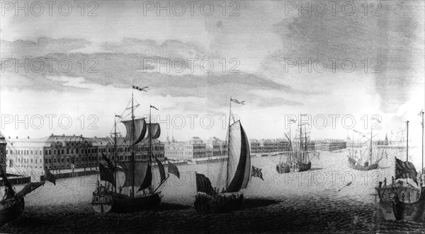 St. Petersburg, View of the Neva