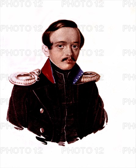 Portrait of Mikhail Lermontov
