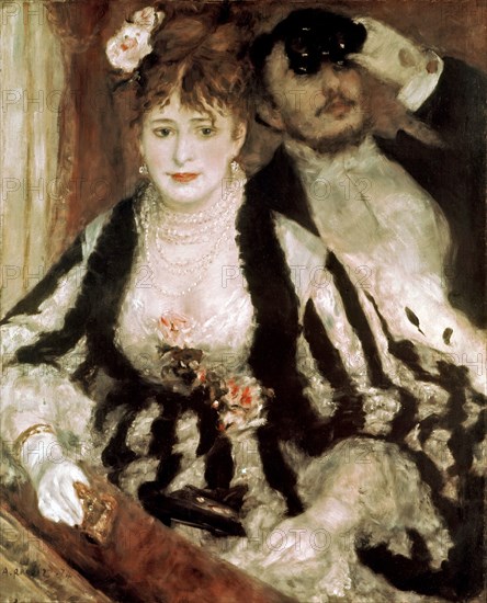 Manet, The Theatre box