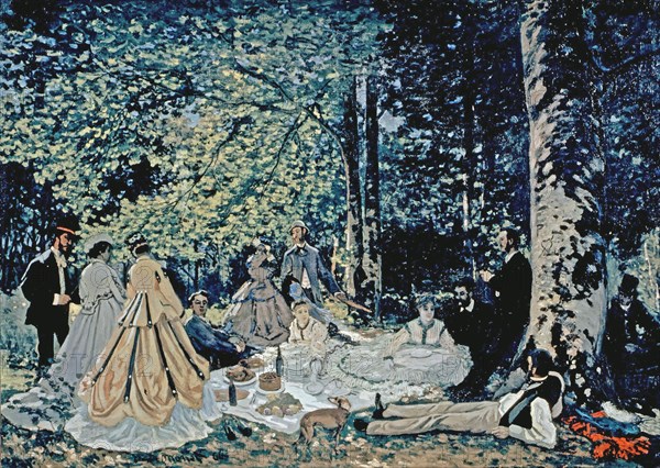 Monet, Etude pour Le déjeuner sur l'herbe