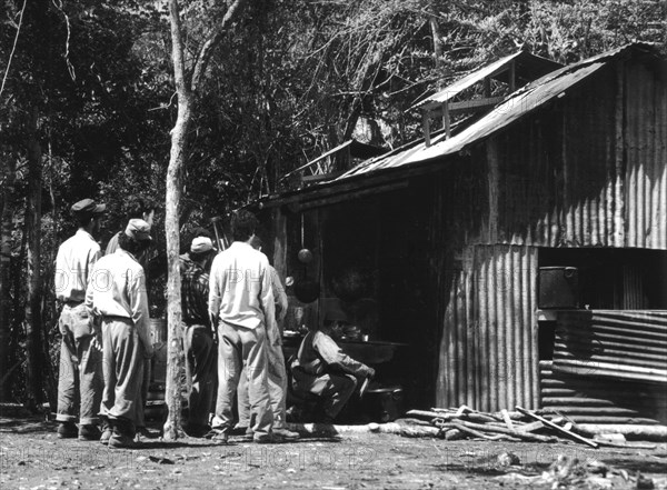 Cuban film 'The young rebel'. Cuban guerillas during the Revolution