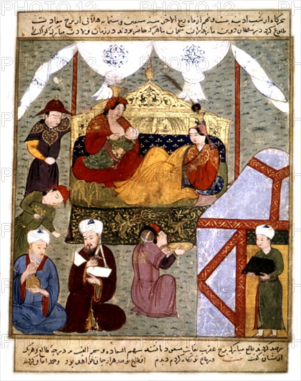 Manuscrit persan orné de 106 peintures : "Jami'al Tawarikh" de Rachid ad-Dîn (Histoire des Mongols)