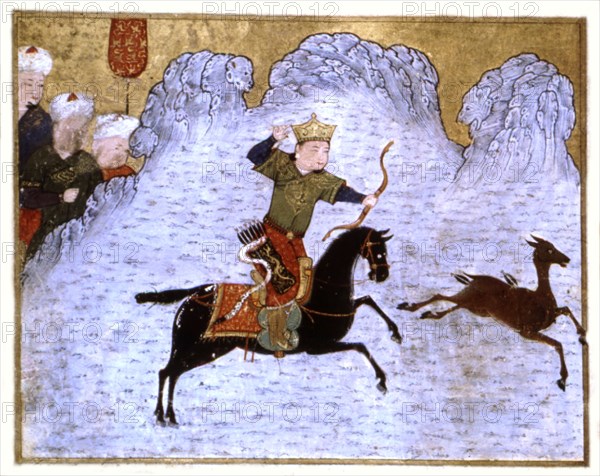 Persian manuscript illustrated with 106 paintings: "Jami'al Tawarikh" by Rachid ad-Dîn (History of the Mongols)