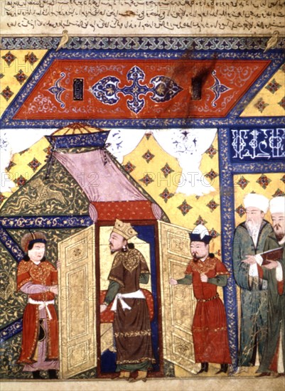 Manuscrit persan orné de 106 peintures : "Jami'al Tawarikh" de Rachid ad-Dîn (Histoire des Mongols)