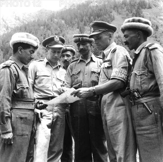 Kasmir, U.N. observers (1955)