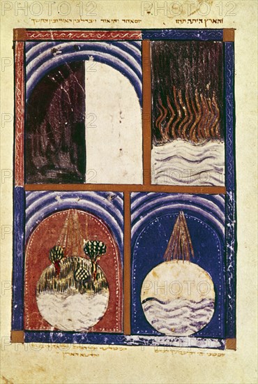 Haggadah de Sarajevo. La Création