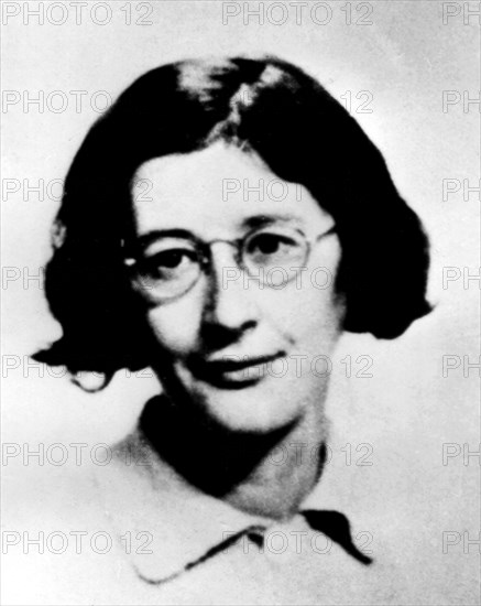 Dernière photo de Simone Weil (1909-1943)