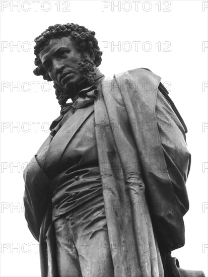 Moscow, Pushkin Square, monument to Alexander Pushkin