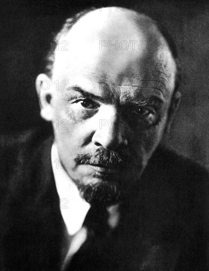 July 1920, Moscow. Portrait of Lenin