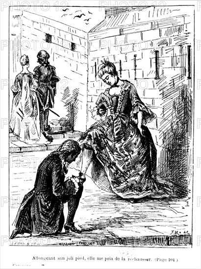 Scene from 'Histoire de ma vie' by Casanova