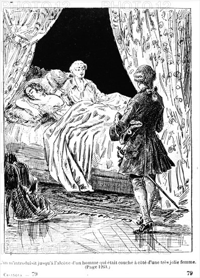 Scene from 'Histoire de ma vie' by Casanova