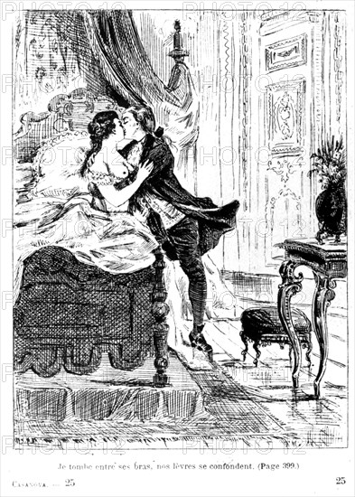 Scene from 'Histoire de ma vie' by Casanova