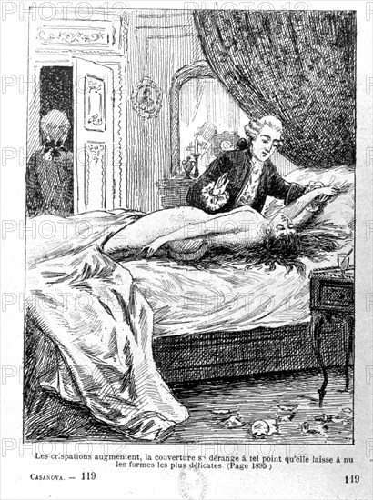 Scene from 'Histoire de ma vie' by Casanova