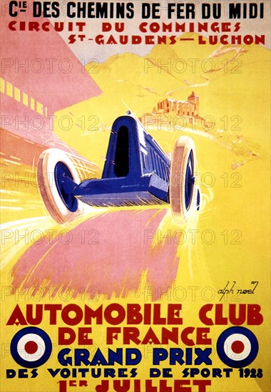 Advertising poster by Alphonse Noël (1928)