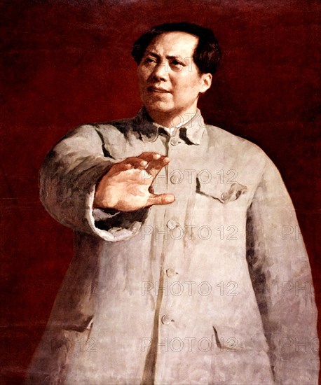 Portrait de Mao Zedong