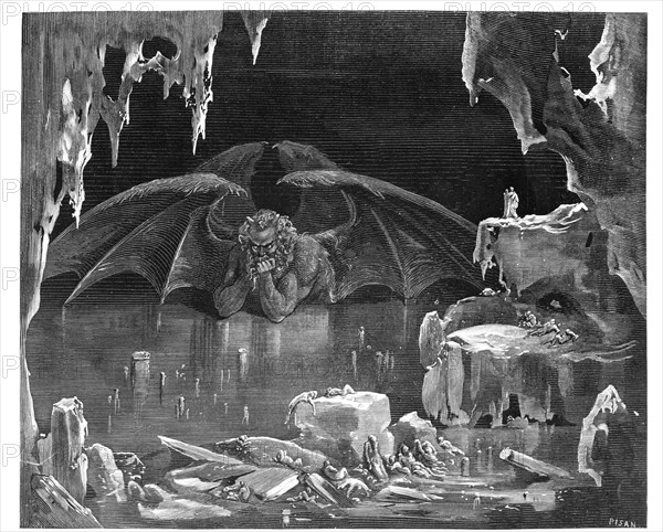 Gustave Doré, engraving to illustrate Dante's Inferno