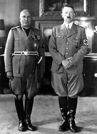 May 4, 1938, Hitler and Mussolini in Rome