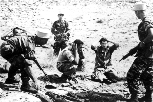 F.L.N. (National Liberation Front) prisoners captured by the Foreign Legion