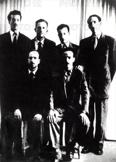 Les fils de la Toussaint (All Saints' Day sons), (group of the six founders of the F.LN., National Liberation Front)