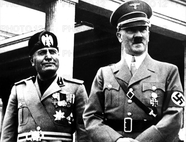 Hitler and Mussolini