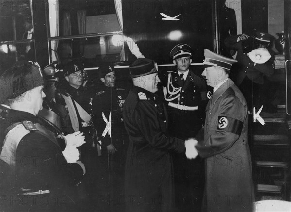 Hitler en visite officielle en Italie