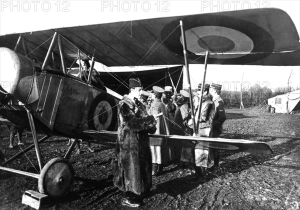 France. Airfield in Artois