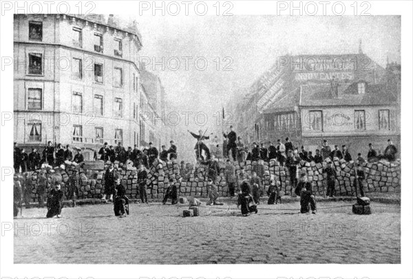 Barricade of the Chaussée Ménilmontant