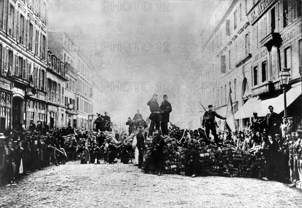 Commune de Paris, barricade