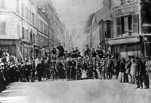Commune de Paris, barricade