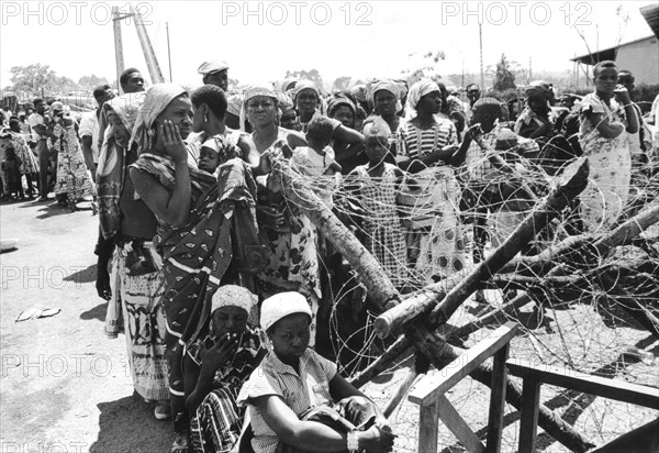 UN refugees camp in Elisabethville - Congo - 1961