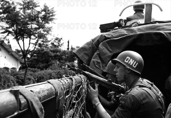 UN's troops in Elisabethville, Congo - 1961