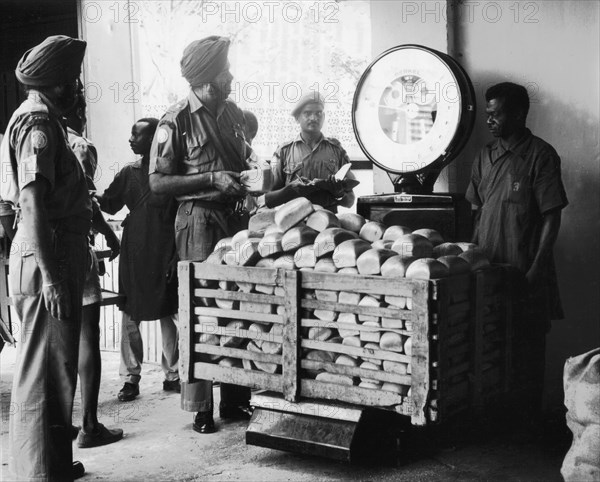 - Congo. Supplies for UNO troops.