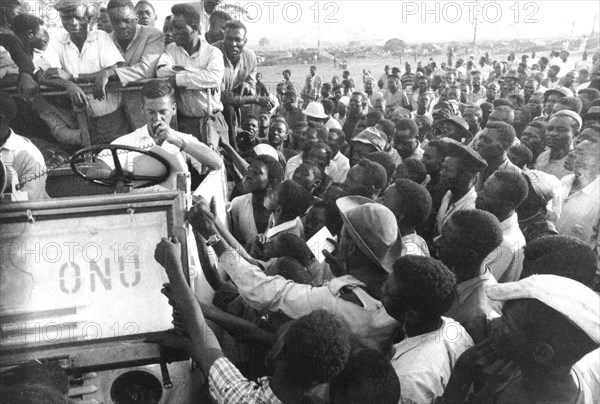 UN's refugee's camp in Elisabethville - Congo - 1962