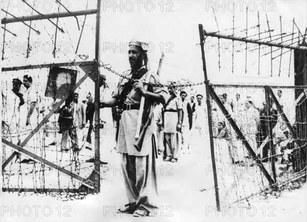 1947, évacuation des réfugiés au moment de la partition entre l'Inde et le Pakistan