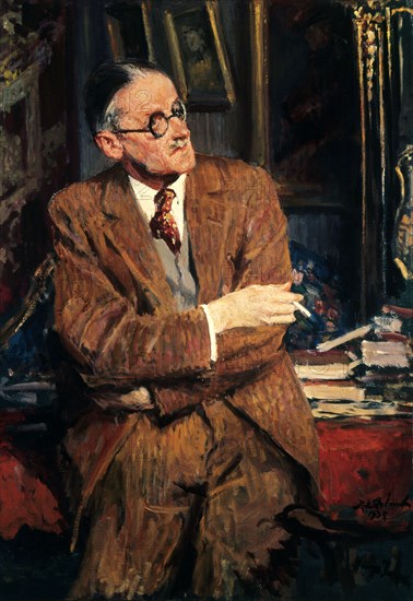 Blanche, Portrait de James Joyce