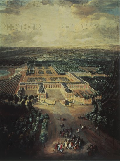 Martin, Versailles, vue sur le Grand Trianon